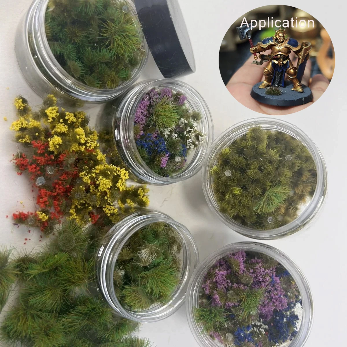 Kits de Wargaming de touffes d'herbe miniatures 35ml/120ml, pour la fabrication de modèles HO Diy/aménagement de Train ferroviaire/paysage de Table/Diorama de Terrain