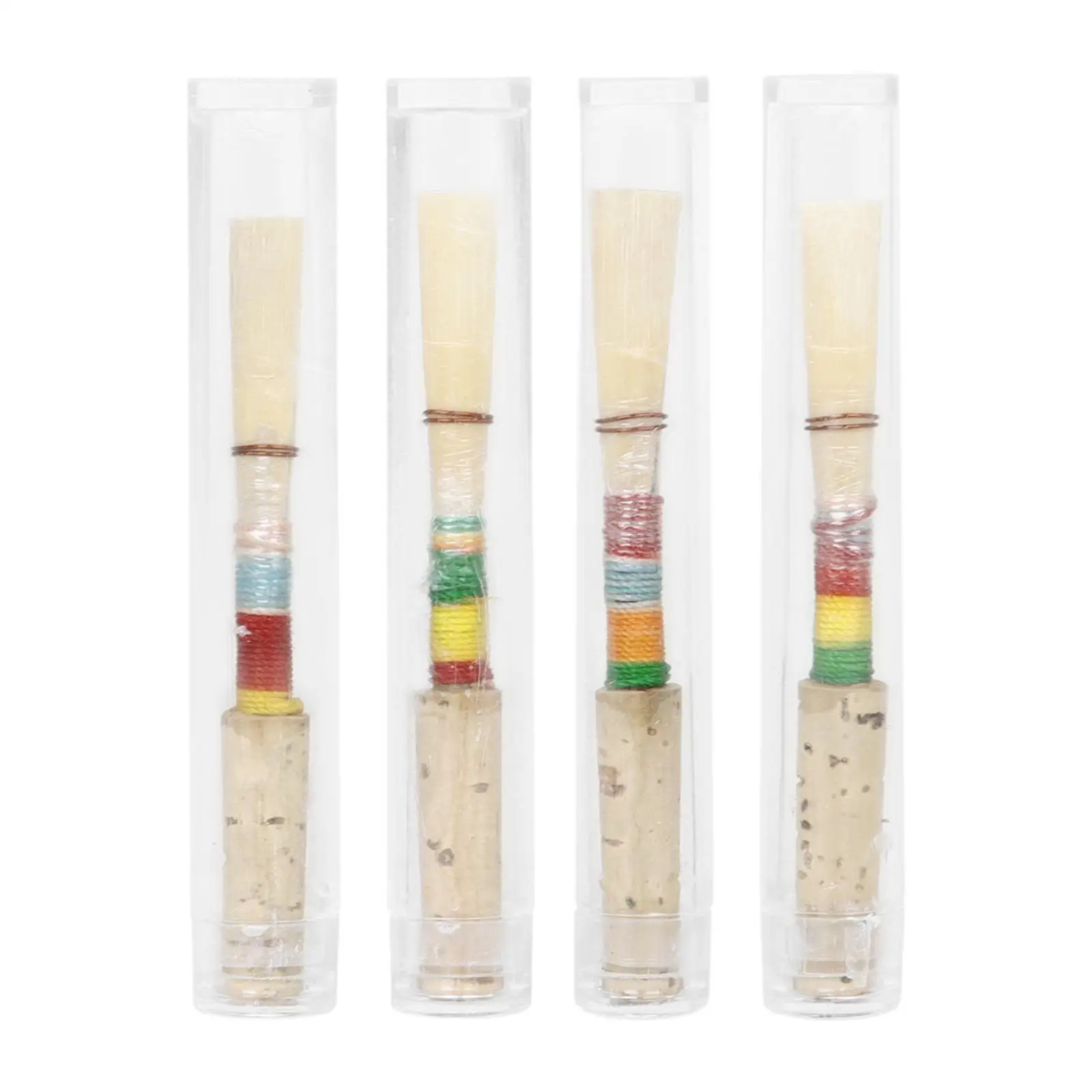 

4 Pieces Oboe Reeds Instrument Key C Colorful Wind Instrument Accessories