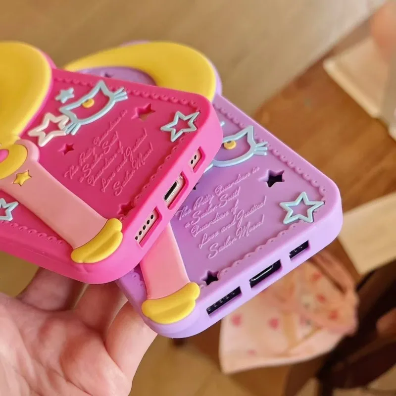 Custodia per telefono Sailor Moon Transformation Stick Anime Periferia adatta per IPhone 16 15 14 Pro Max Plus Custodia per telefono antiurto regalo