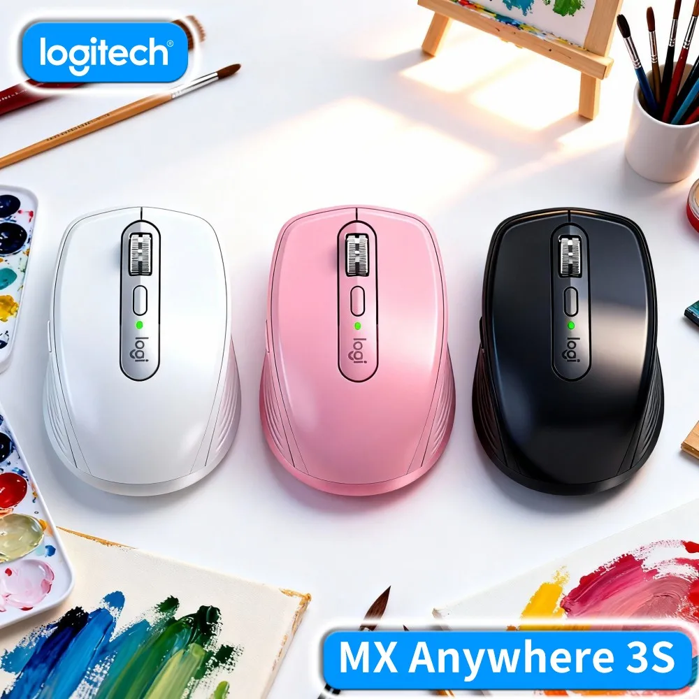 Ergonomic Palm Bluetooth Portable Mouse Logitech MX Anywhere 3S Adaptive Scroll Output For Pet Brand Marketing Resource Sort