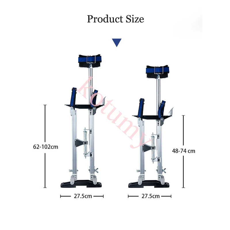 Adjustable Multifunctional Folding Horse Stool Scaffolding Interior Decoration Walking Ladder Ladder Stilt Props