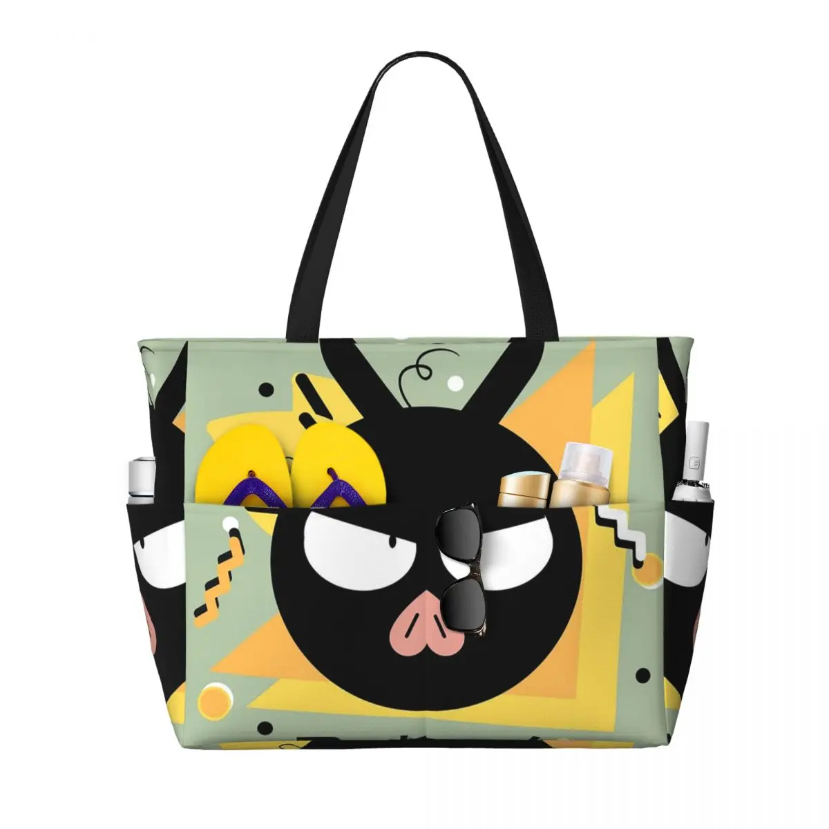 

P Chan Ranma Beach Tote Bag Sport Gym Yoga Duffle Large Tote Bag Women Travel Bag Fitness bag