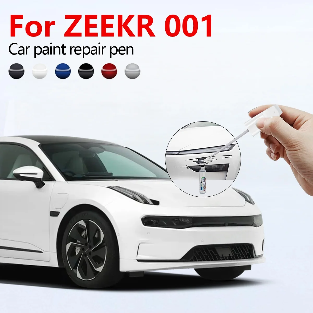 For 2021-2025 ZEEKR 001 SEA1 Paint Repair Pen Touch Up Scratch Remover DIY Auto Accessories Black White Green Orange Purple Blue