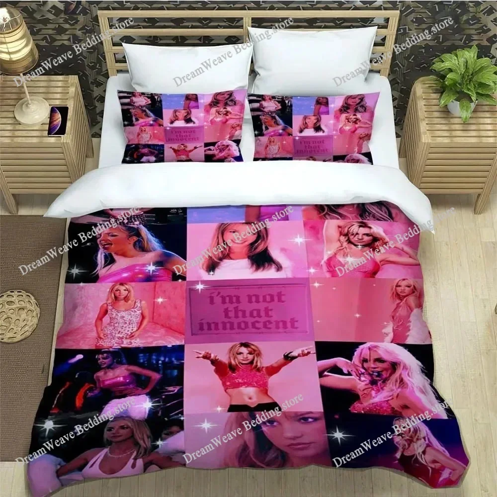 Britney Spears Bedding Set Duvet Cover 3d Bedding Fashion Design Decoration King Duvet Cover Set Double Bed Set Bedding Sets741