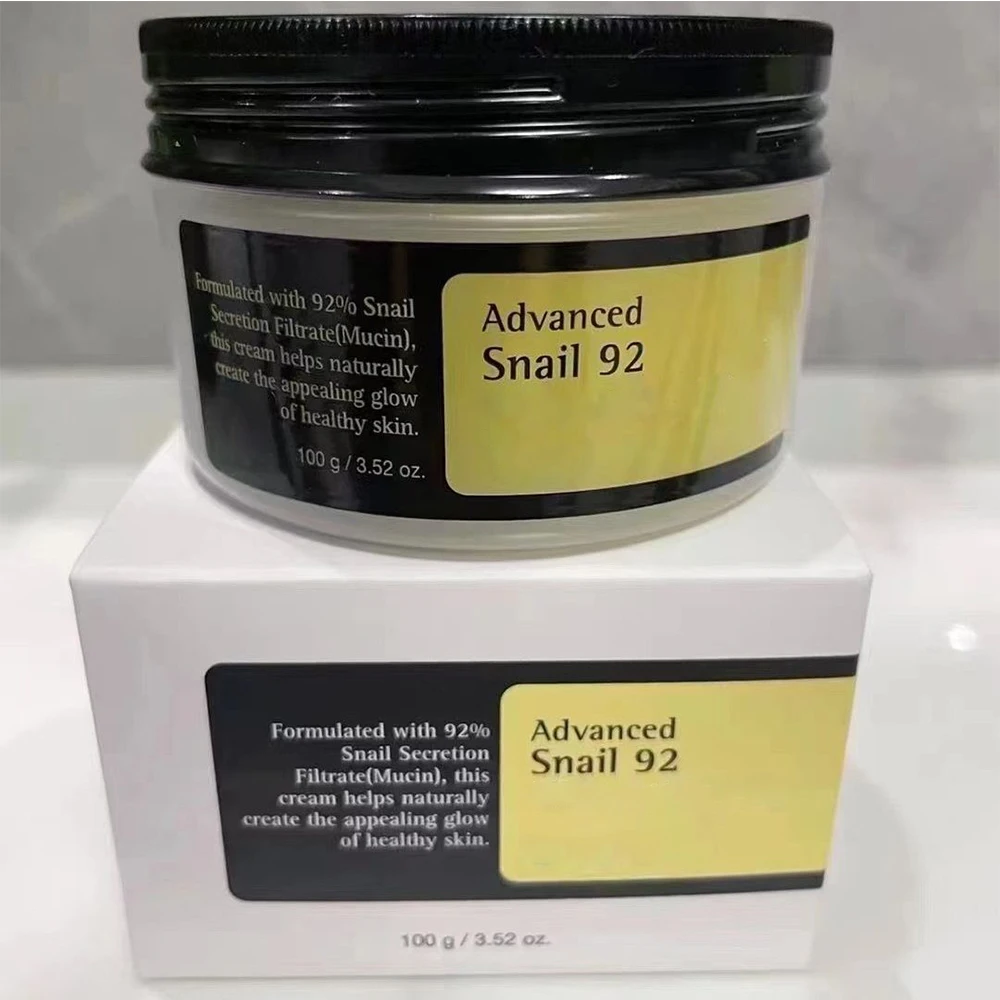 Advanced Snail 96 Mucin Power Essence Snail 92 All In One Cream Moisturizing Smoothing Nourishing เกาหลี Facial Skin Care