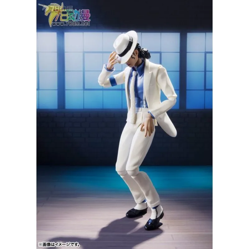 BANDAI ของแท้ S.H. Figuarts Series Reality Artist Series Michael Jackson (ผู้เชี่ยวชาญด้านอาชญากรรม) ของสะสมโมเดลเคลื่อนย้ายได้