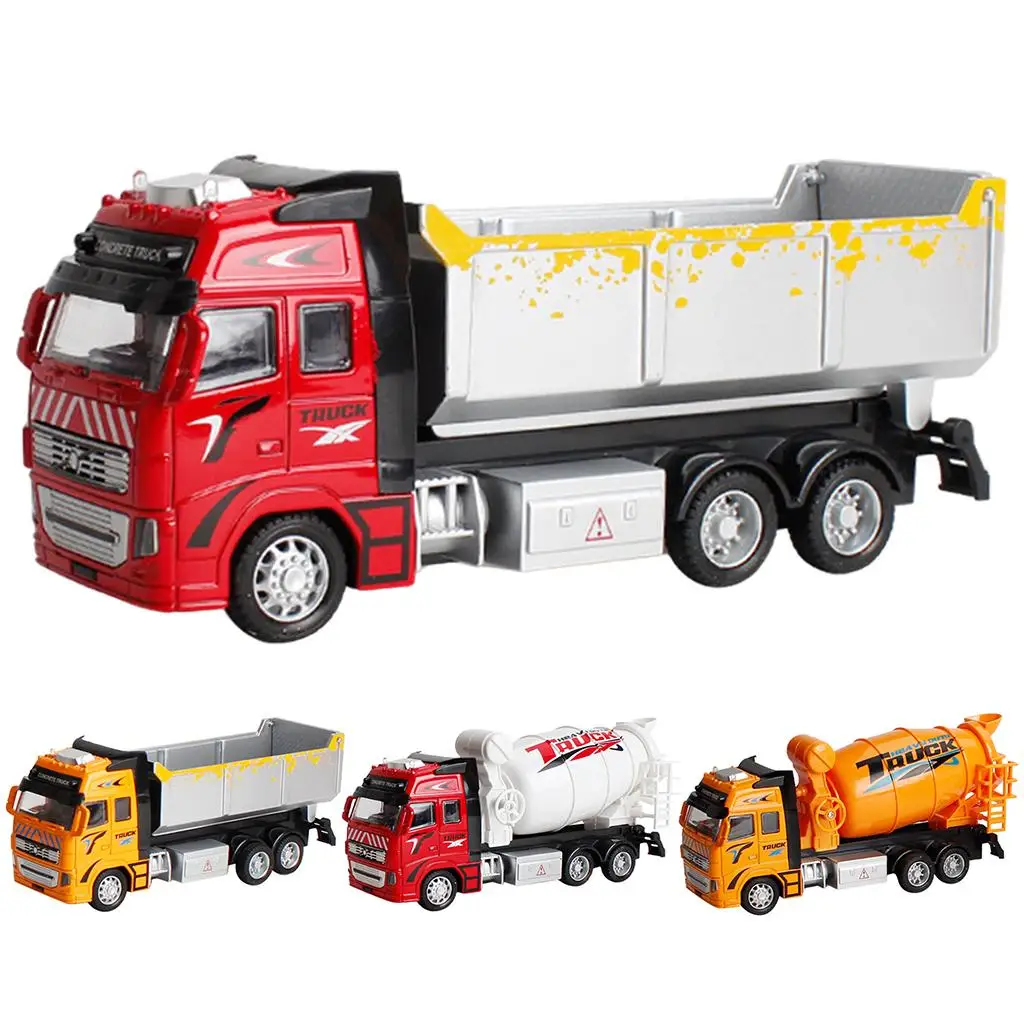 1/38 Diecast Alloy Pull Back Truck Model Boys Gifts Age 3 Toddlers Party Favors Home Decoration