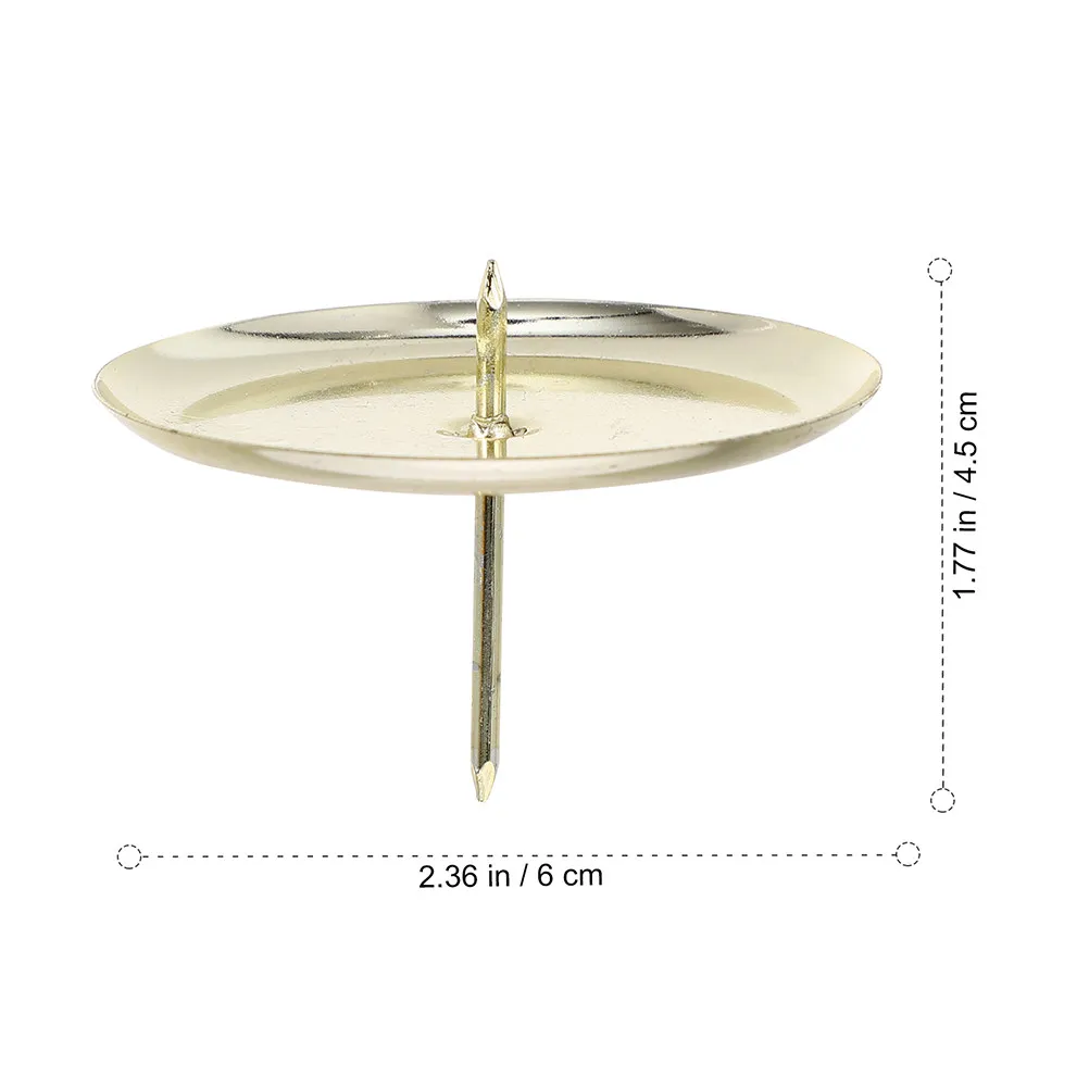 20pcs Lightweight Iron Tea Light Holders – Modern Tabletop Candlestick Decor for Desktop & Home