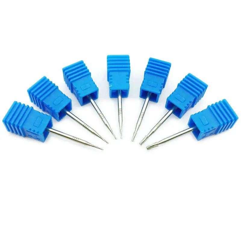 Punte per molatura in acciaio al carburo di tungsteno dentale da 2.35mm punte per trapano dentale smerigliatrice per laboratorio dentale accessori dentali