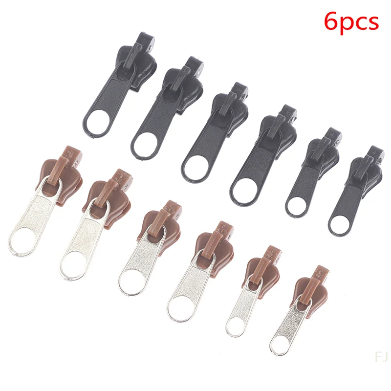 [YU]6Pcs Universal Instant Fix Zipper Repair Kit Replacement Zip Slider Teeth Rescue