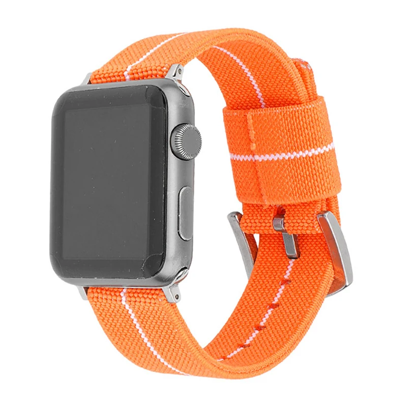 Thun Dây Nylon Dùng Cho Các Dòng Đồng Hồ Apple 7 6 Se 5 4 3 2 1 Iwatch Vòng Tay Ban Nhạc 41Mm 45Mm 42Mm 44Mm 38Mm 40Mm Băng Cổ Tay Thể Thao