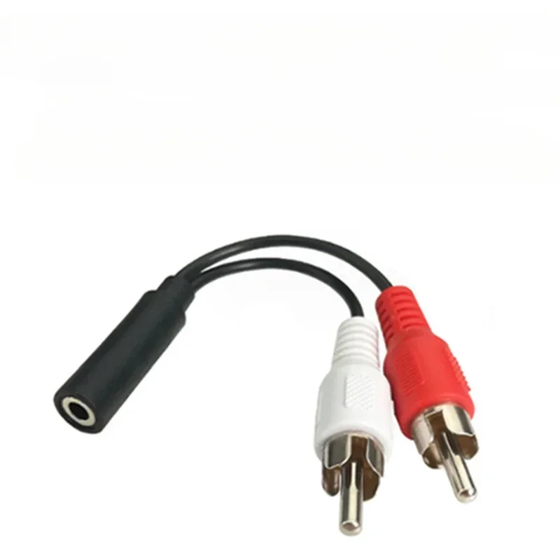 3.5 Audio Aux Socket Connector To Headphone Music Wire 3.5mm RCA Female Connector Jack Stereo Cable Y Plug To 2 RCA Male Adapter