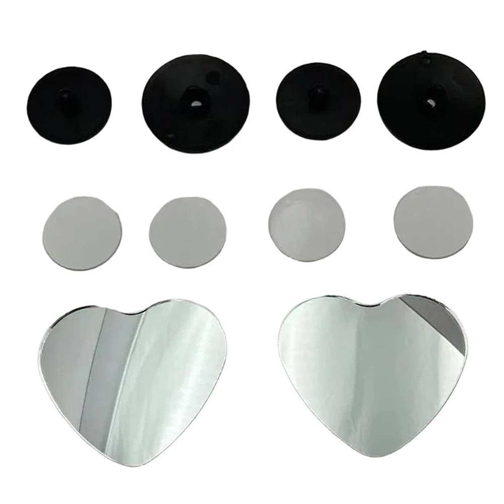 

For Reversing Assistance Heart-shaped Mirror Blind Spot Elimination Tool Enhanced Visibility High-definition View