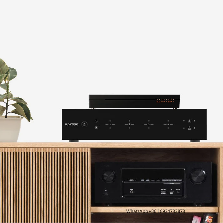 

HA400 4 Zone Amplifier Airplay Audio Equipment Multizone Smart Home Audio Integrate Amplifier