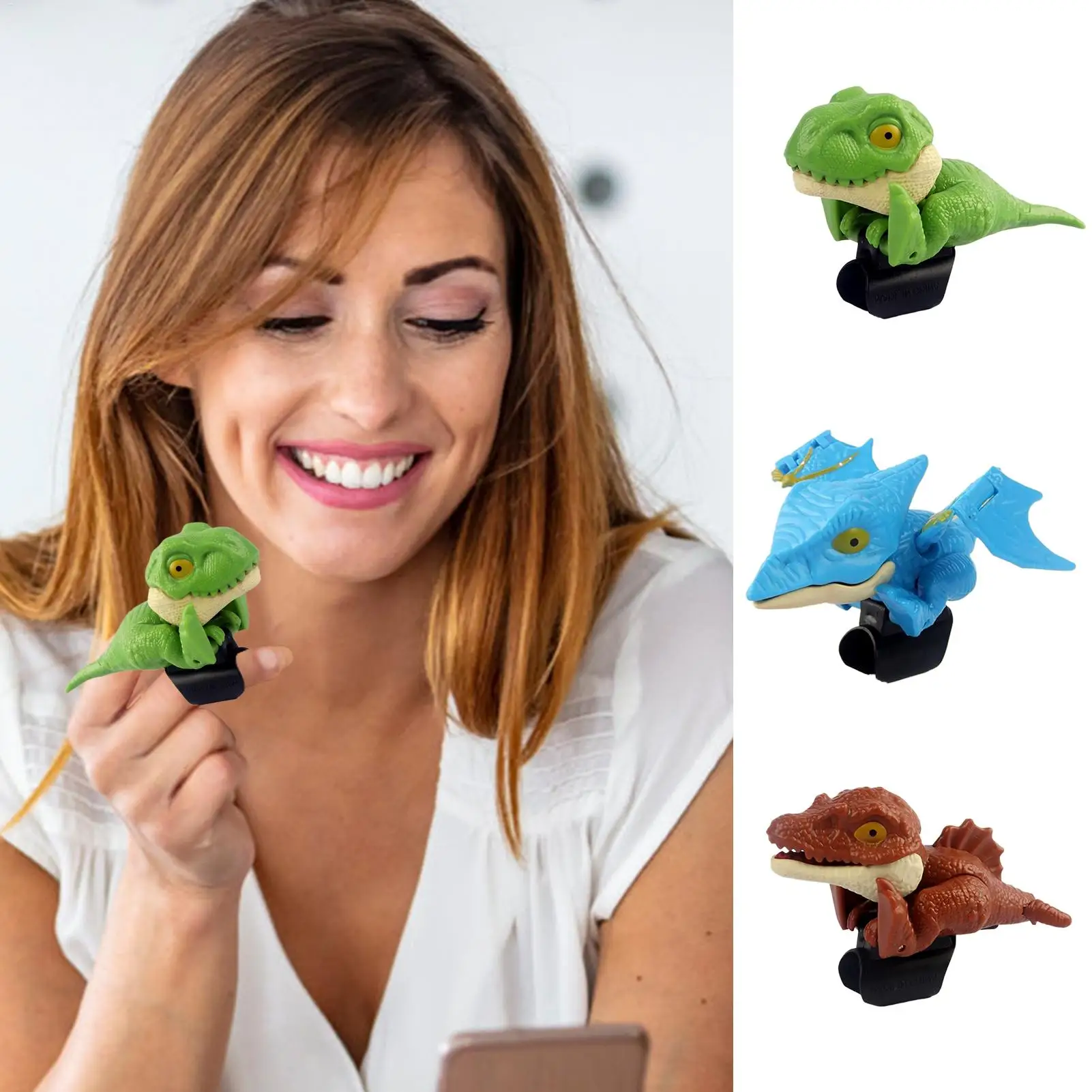 Marionnette à doigt dinosaure Animal marionnette à doigt jeu de dinosaure figurines réalistes du bout des doigts nouveau jouet étrange enfants garçons cadeau