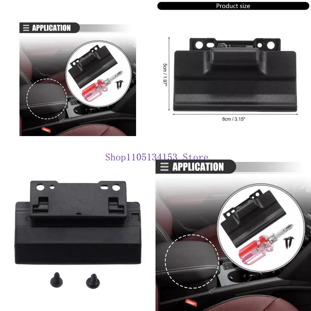 

hg89 Easy Installation ABS Metal Car Secure Console Compartment Door Lock Lever for 58971-0C040/589710C04 Interior Security