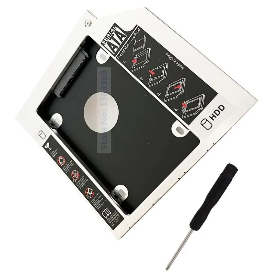 Кронштейн рамки для второй жесткого диска с оптическим отсеком для Dell Inspiron 14 15 17 5000 7000 7447 7746 5748 5749 5758 5523 5423 3552 3537 3437 Кронштейн рамки для второй жесткого диска с оптическим отсеком для Dell Inspiron 14 15 17 5000 7000 7447 7746 5748 5749 5758 5523 5423 3552 3537 3437