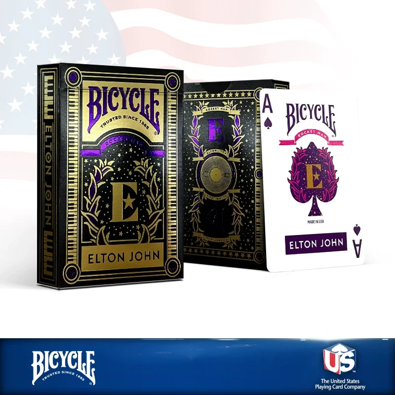 

Bicycle ELTONJOHN Playing Cards Deck Poker Size Card Games Magic Tricks