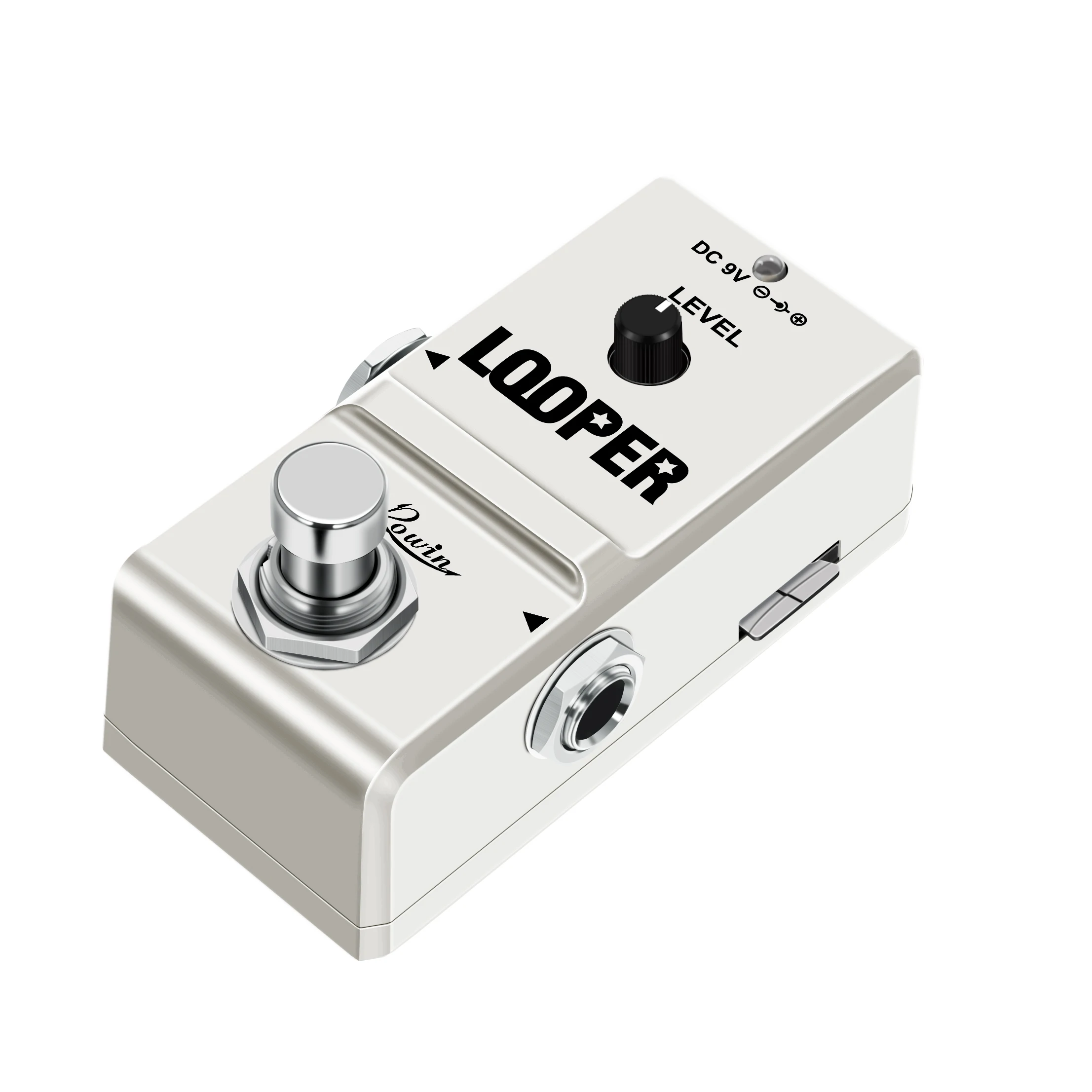 Rowin LN-332 Nano Looper Guitar Pedal Electric Guitar Loop Effects Pedal Box 10 Mins of Recording for Guitar Bass Mini Size