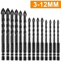 Multiple pack options available Concrete Drill Bits Drill Set Tungsten Carbide Drill Bit Set For Tile/Glass/Brick Drilling Tools