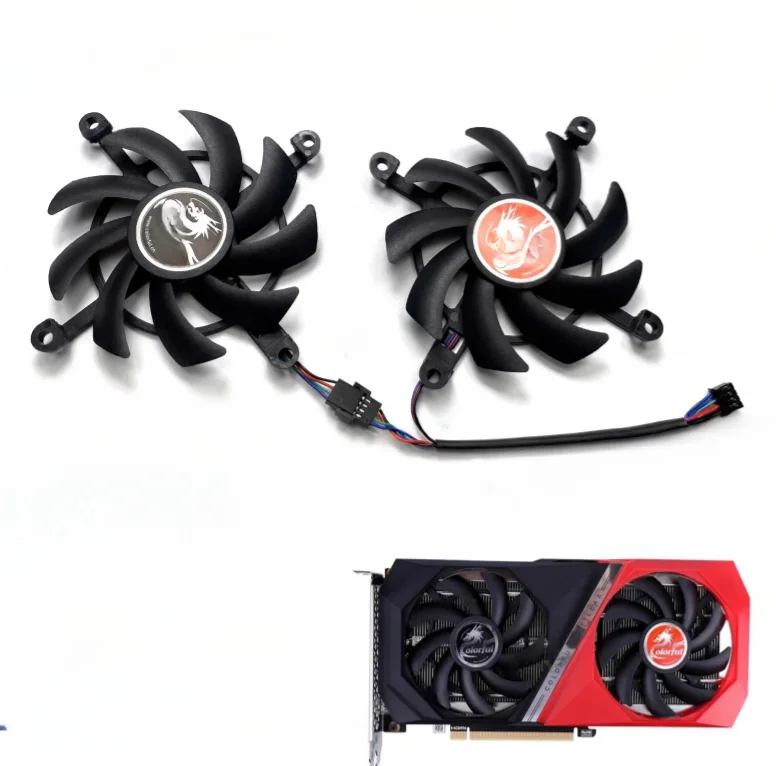 For the new  RTX3060ti 3060 3050 DUO V2 Tomahawk Edition graphics card fan