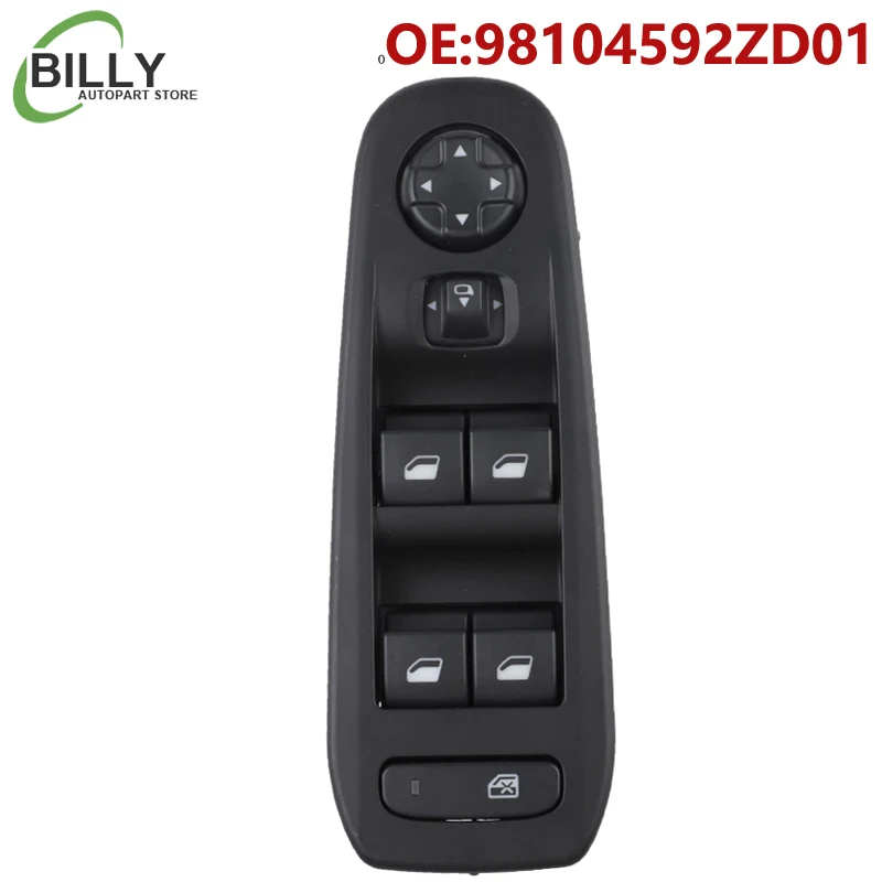 98104592ZD 98104592ZD01 Electronic Power Window Switch Front Left Side Car 12v For Peugeot 308 T9 active Flex