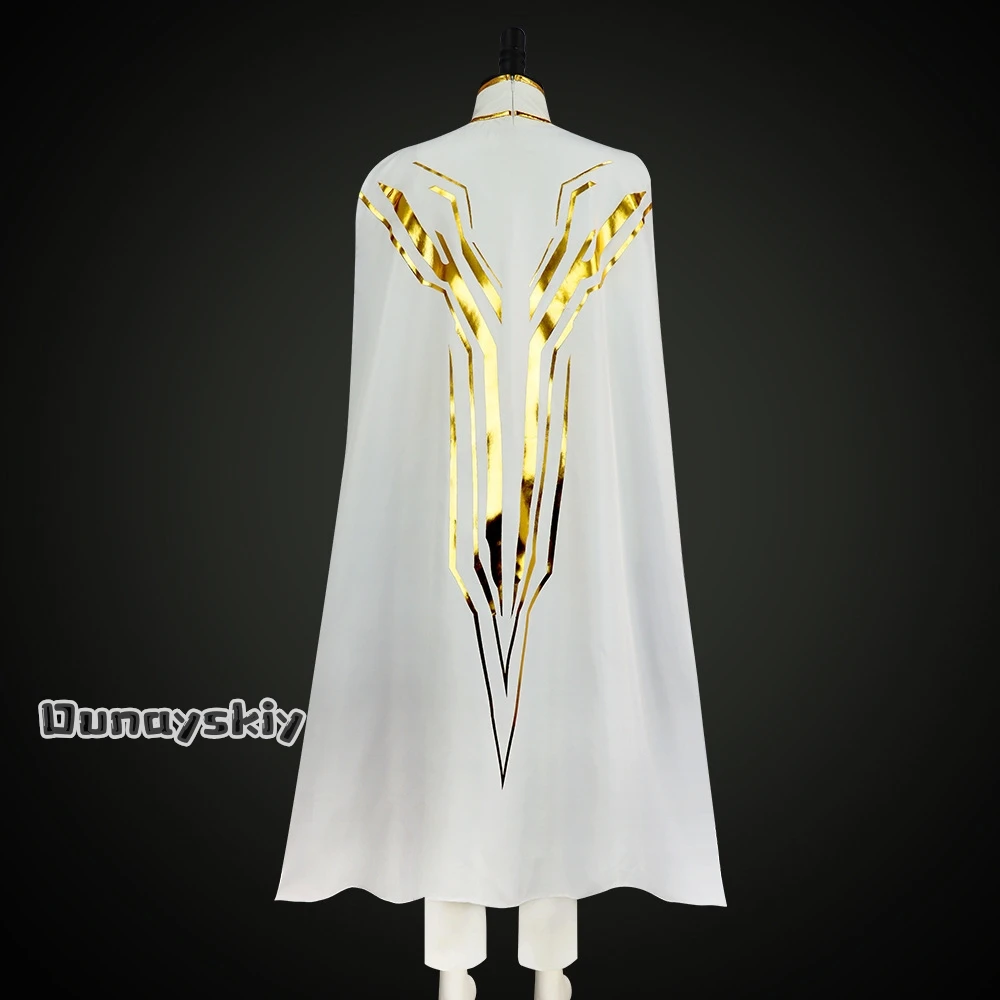 لطيفة تأثيري حلي أنيمي ليكون بطل X بذلة عباءة لين لينغ موحدة أنيمي لطيفة لعب الأدوار شعر مستعار الدعامة الدعاوى للجنسين الزي