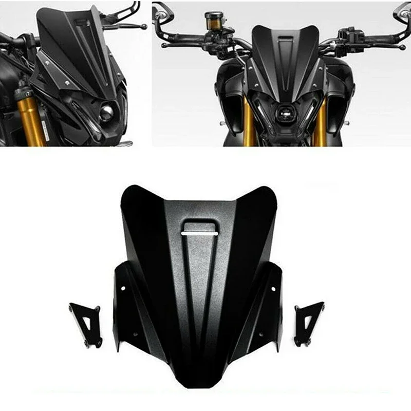 

1 Set Motorcycle Windscreen Windshield Covers Screen for YAMAHA MT-09 MT09 FZ09 2021 2022 Motorbikes Deflector Accessories