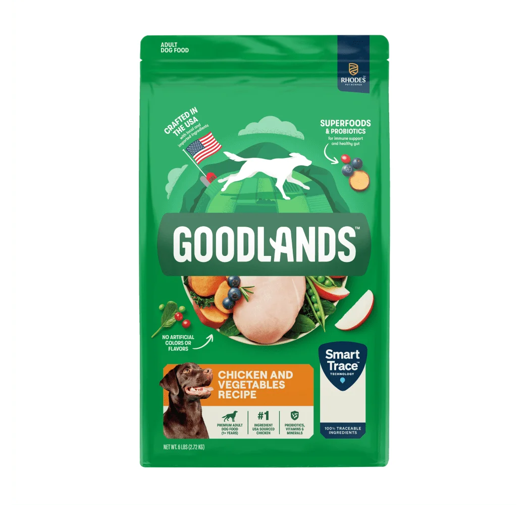 

Dry Dog Food Chicken & Vegetables Recipe, 6 lb Bag