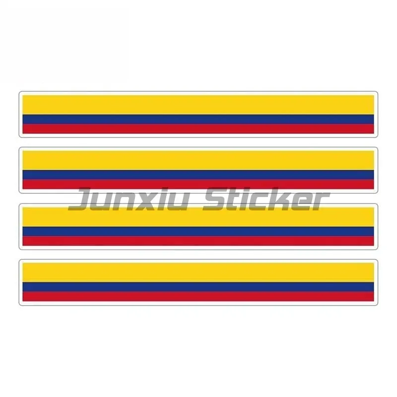 Colombia National Flag Medellin Stamp Seal Sticker Decal for Car Laptop Tablet Fridge Door Decals Stickers