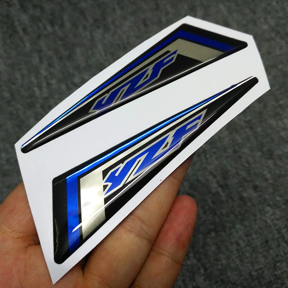 For YAMAHA YZF-R1 YZFR1 YZF R1 Tank Pad Protector Fairing Emblem Badge Logo Knee Stickers Decals 2015 2016 2017 2018 2019 2020