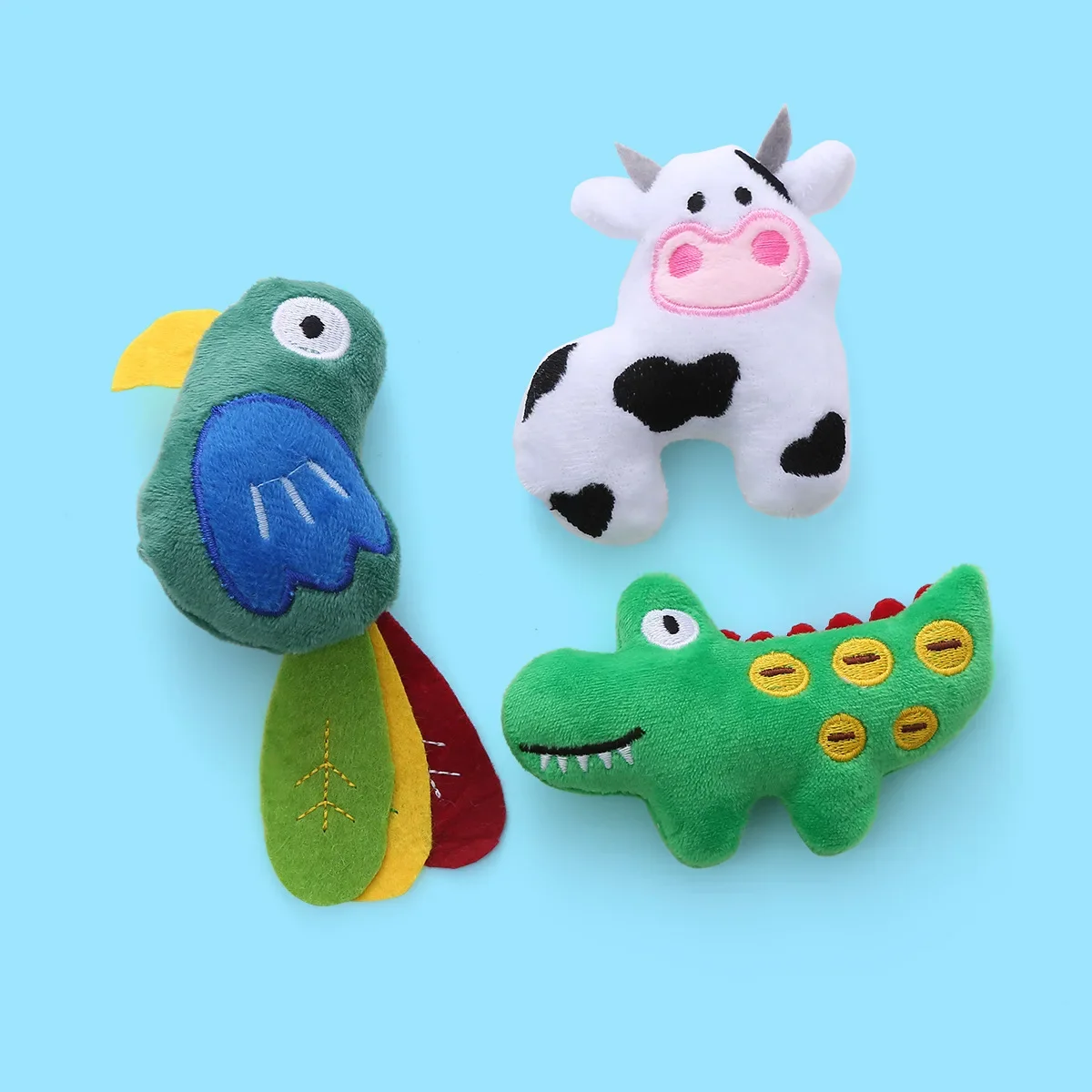 

Catnip Cat Toy Cute Animal Shaped Cow Bird Plush Catnip Toy Anti Bite Teeth Grinding Pet Supplies