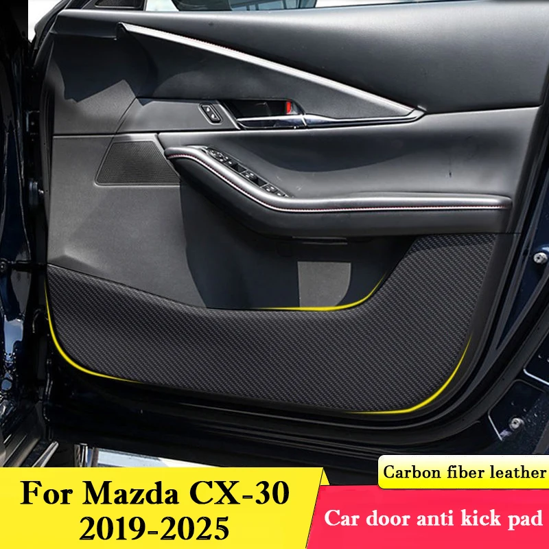 

Для Mazda CX-30 2019-2025 дверь автомобиля противоударная накладка защитная наклейка для перчаточного ящика внутренняя устойчивая к царапинам пленка Декор аксессуары