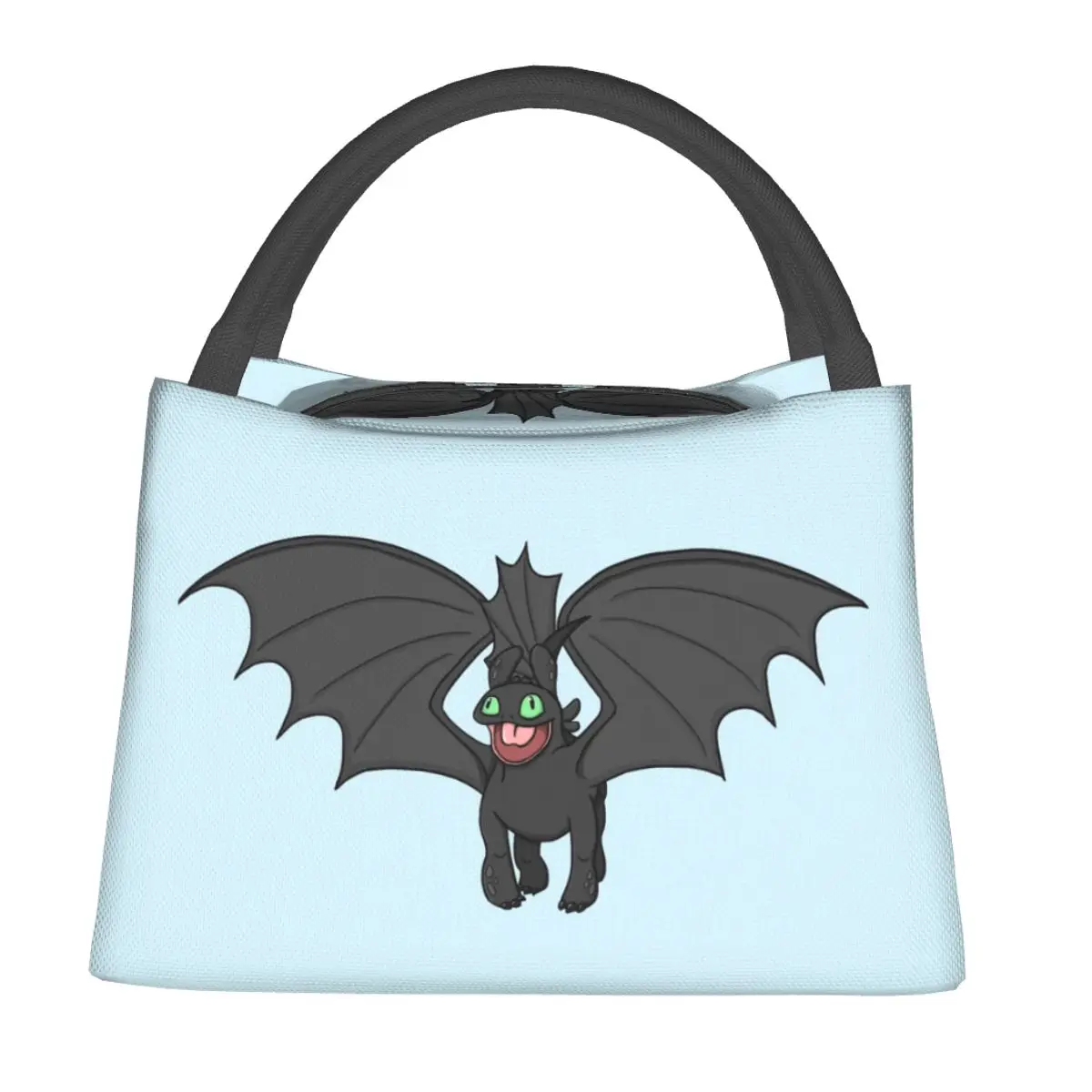 Mating Dance Toothless Lunch Bags Insulated Bento Box Resuable Lunch Tote Picnic Bags Cooler Thermal Bag for Woman Kids Work