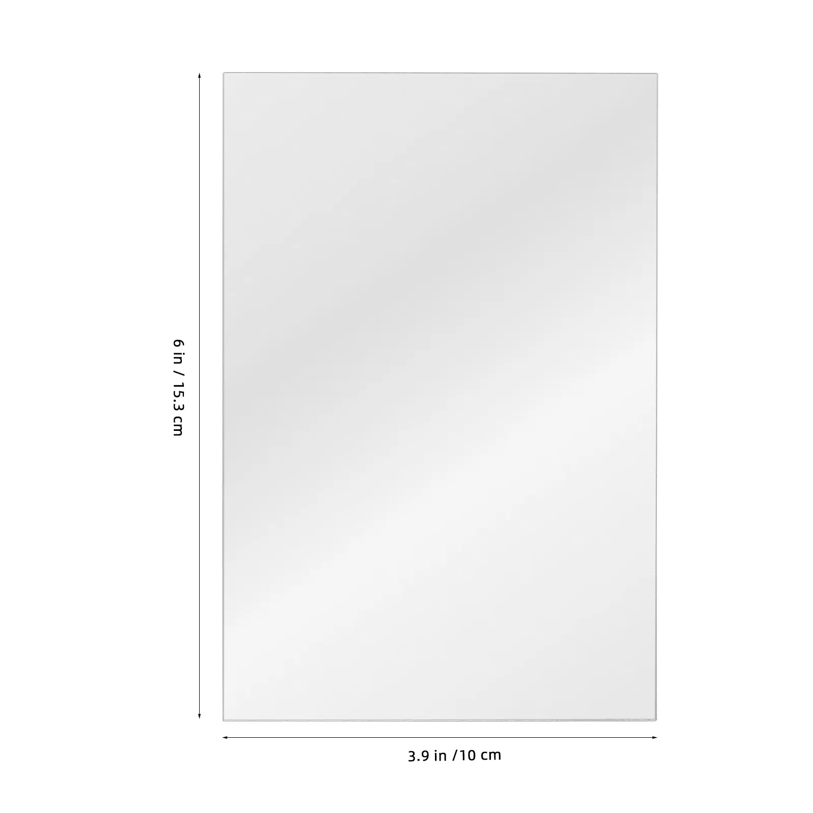 Acrylic Mirror Tiles 10Pcs Self Adhesive Frameless Wall Mirror Sheets Lightweight Reflective Makeup Decor