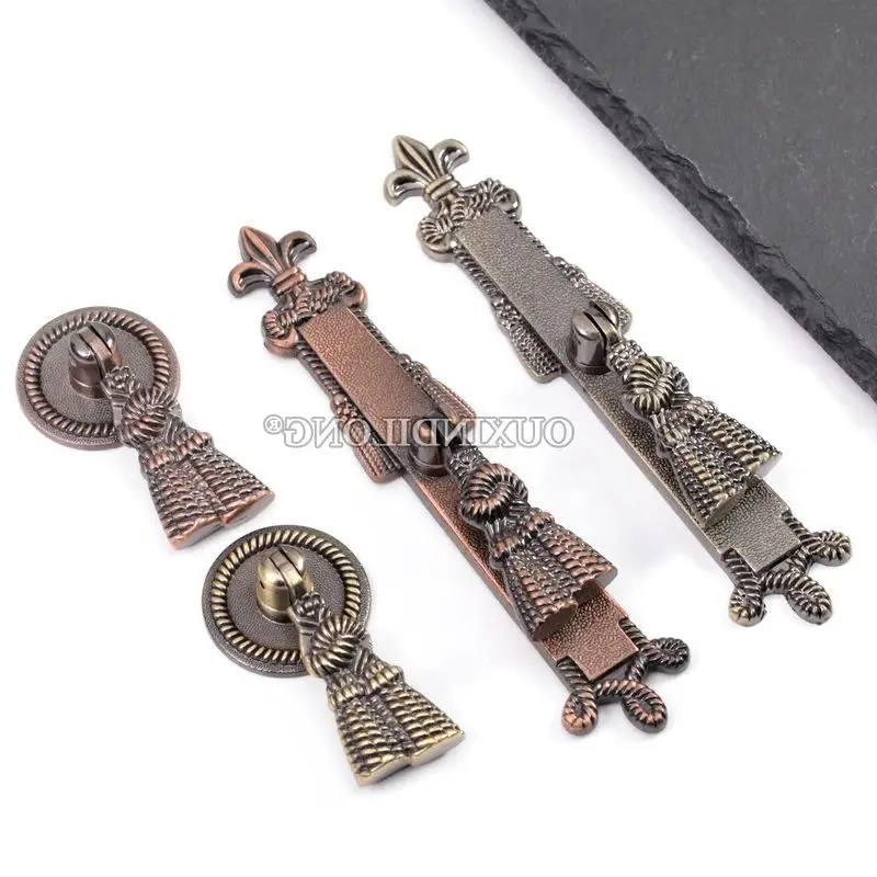 

Антикварные 10 шт., мебельные ручки из твердого цинкового сплава, ручки для ящиков, шкаф, шкаф, комод, дверные ручки для шкафа