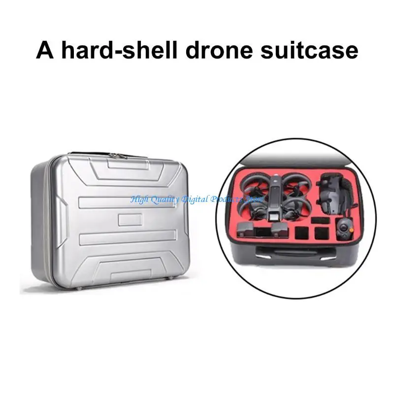 U2JE กรณีป้องกันการทำงานหนักสำหรับ Avata 2 Flight Case Case Easy Transportation Protective Organizers กล่องสะดวก