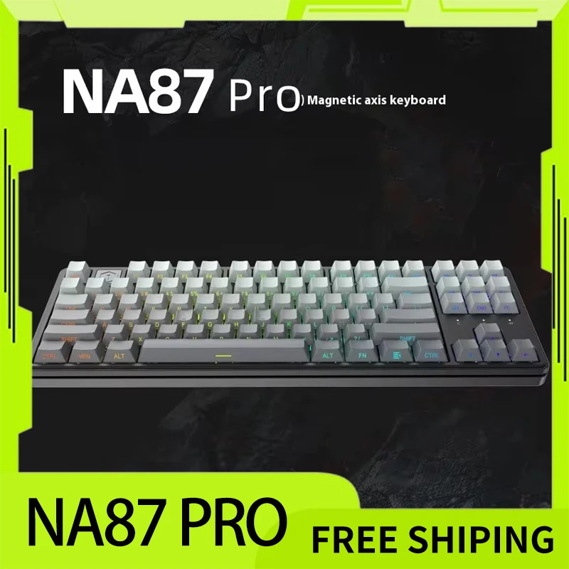 

Irok Na87Pro Mechanical Keyboard Magnetic Switch 8K Quick Trigger RGB Gaming Keyboard Hot Swap Low Delay Pc Gamer Varolant Gifts