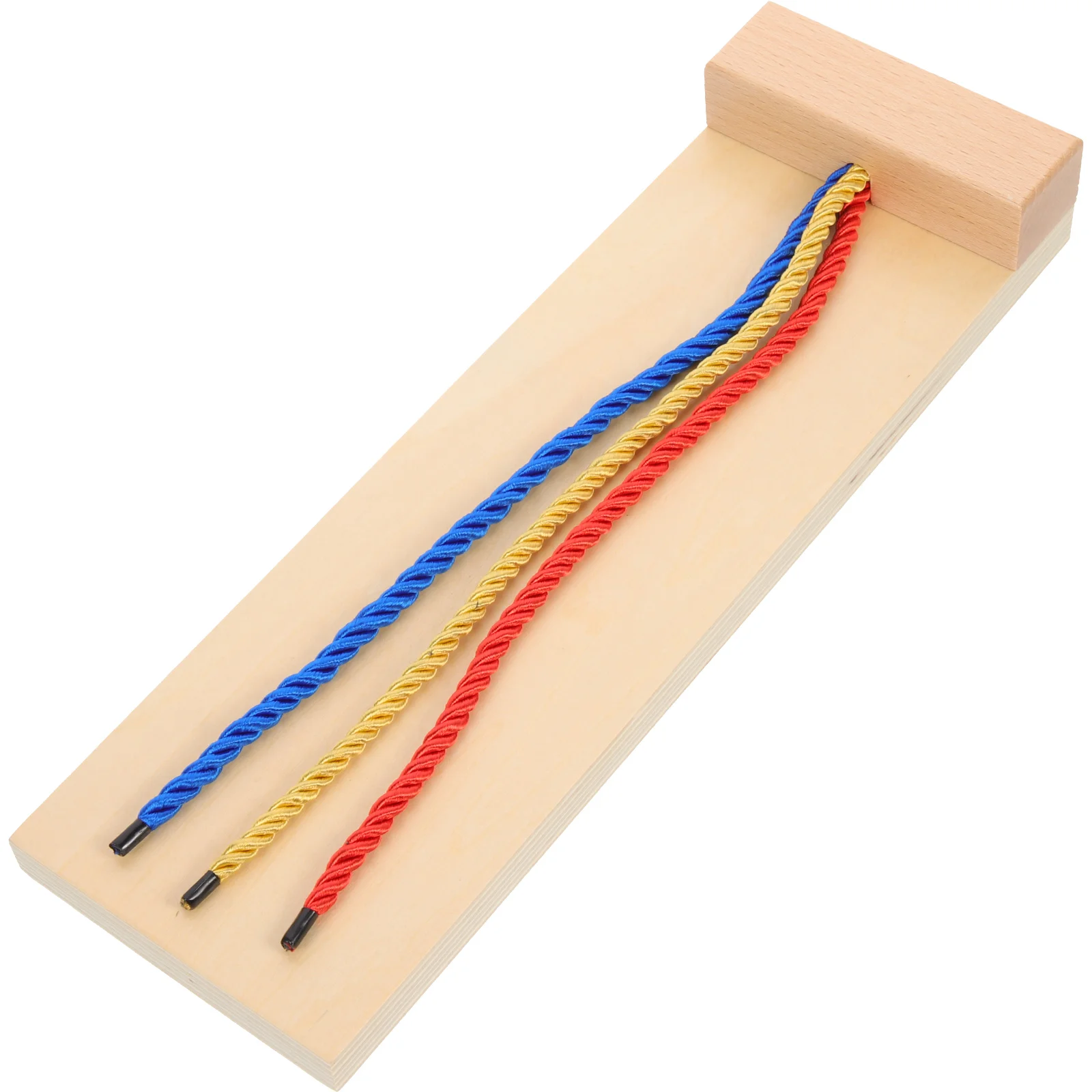 Braid Practice Toy Girls Toys Hair Braiding Tool for Kids Wooden Board Early Educational Teaching Children Life Skill