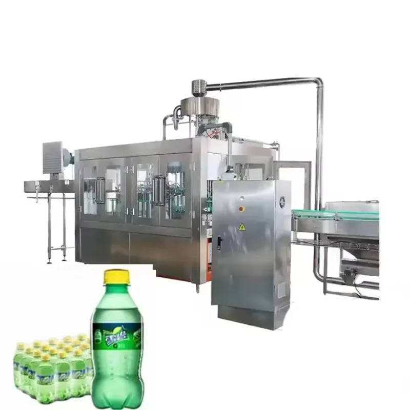 Customized PET Bottle Filling Machine Full Automatic Carbonated Soft Drink Beverage Production Line Equipment