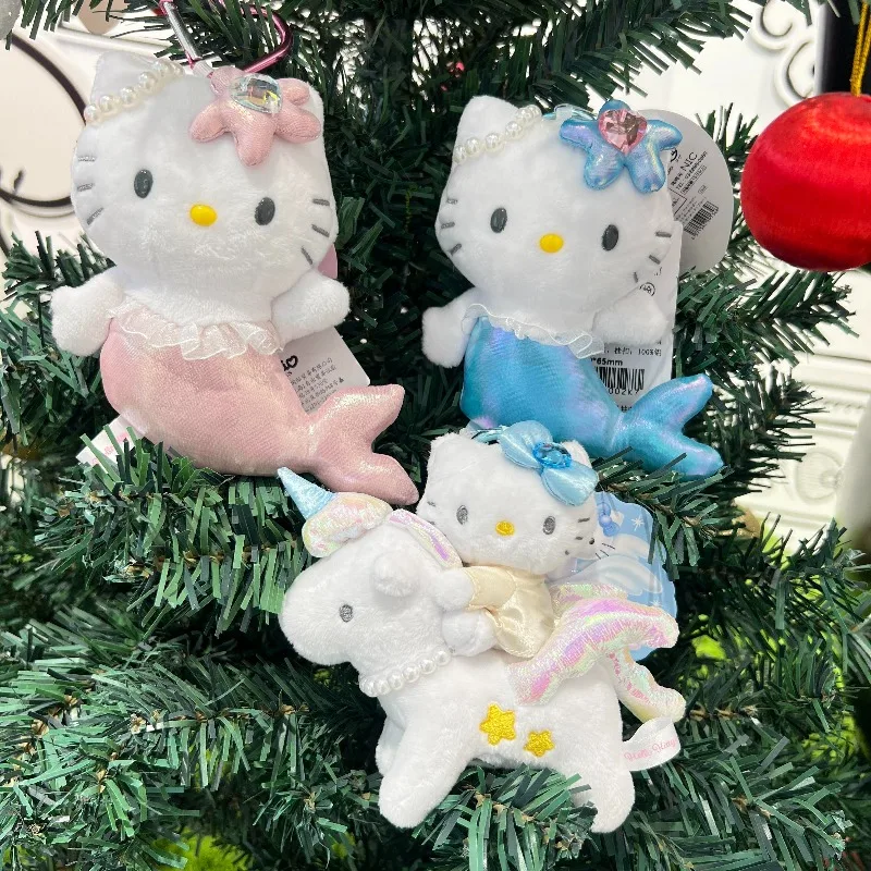 サンリオハローキティプリンセスシリーズ白鳥ぬいぐるみキーホルダー