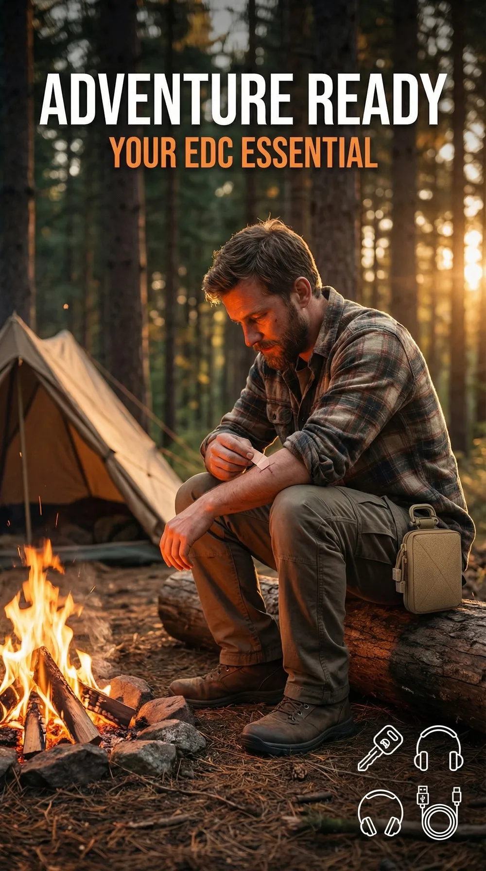 Mini Taktische Molle Mehrzweck-Tasche Multifunktionale EDC Zubehörtasche mit Klettverschluss für Jagd und Camping – Detail 7