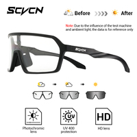 SCVCN Hot Photochromic Bike Cycling Glasses MTB Bicycle Sunglasses Men Women Outdoor Sports UV400 Fishing Goggles Riding Eyewear