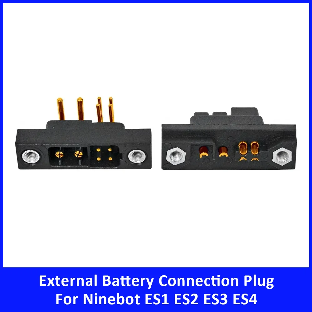 External Battery Connection Socket Dashboard Control Board Outlet Repair Parts for Segway Ninebot ES1 ES2 ES3 ES4 KickScooter