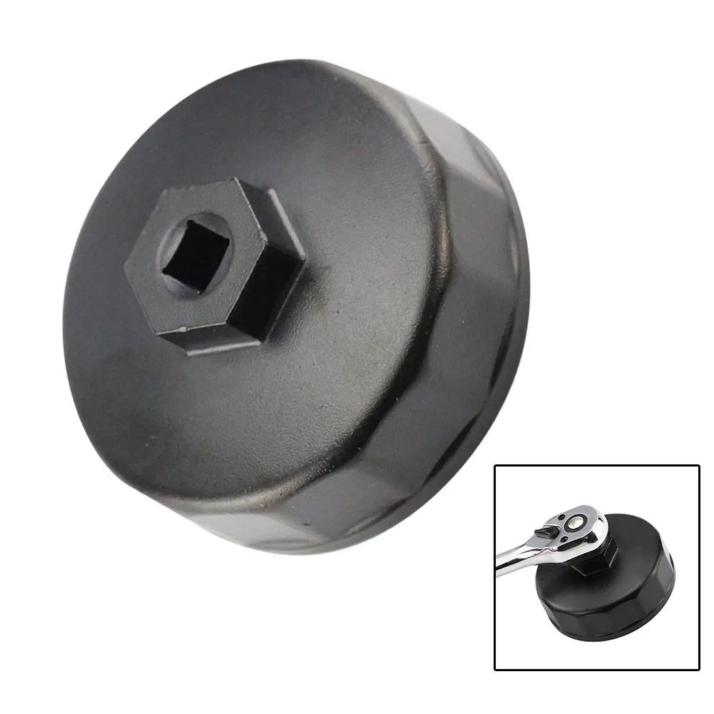 For Dodge Vehicles Oil Filter Cap Wrench Silver Cap Type Filter Wrench Tool High Strength Material Silver Finish