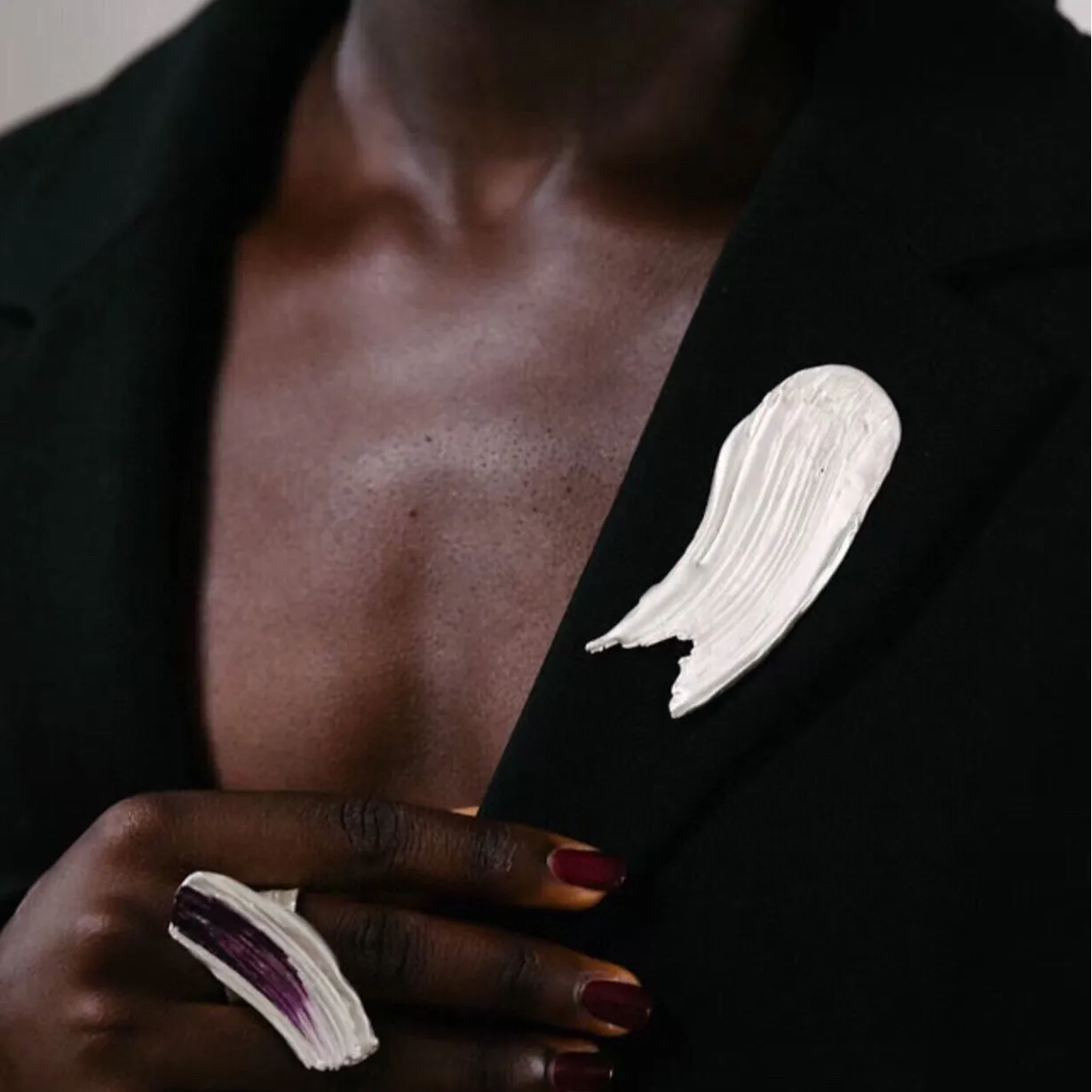 بروش فني مطلي عتيق، سترة فنية/دبوس معطف، دبوس لؤلؤ عتيق فاخر هدية مجوهرات للرجال والنساء #4