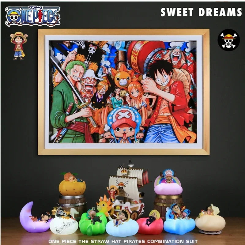 ONE PIECE Sweet Dream Night Light Series Unopened Box Luffy Zorro Anime Peripheral Model Display Action Figure Surprise Gift