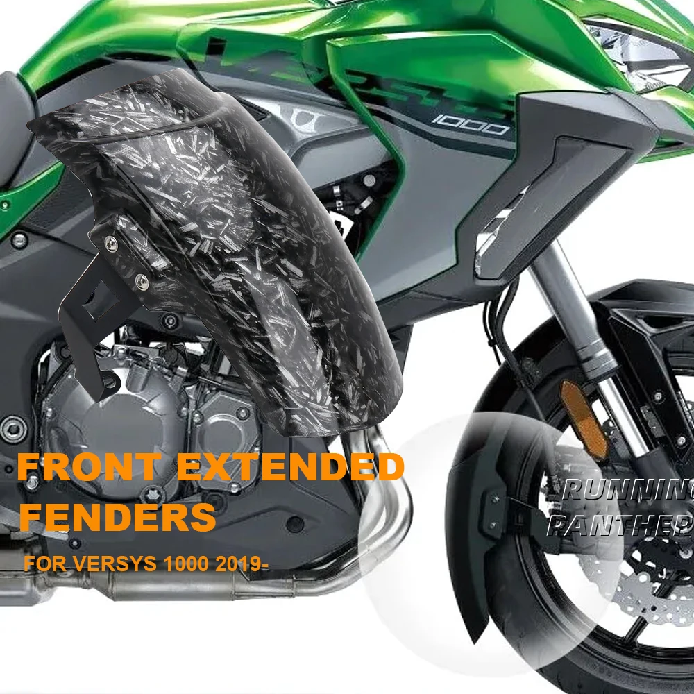 For Kawasaki Versys1000 VERSYS1000 VERSYS Versys 1000 2019 2020 2021 2022 2023 Motorcycle Accessories New Front Fender Mudguard