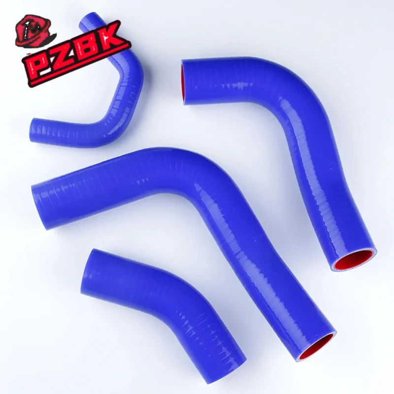 

4PCS For Toyota Land Cruiser FJ80 80 Series 3F 4.0L 1990 1991 1992 Silicone Radiator Coolant Hose Pipe Kit