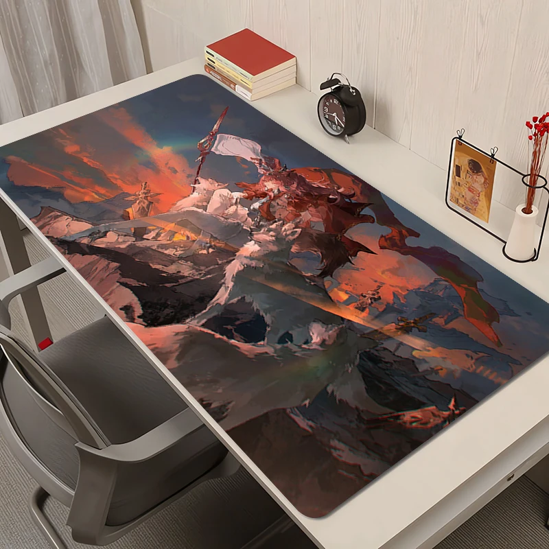 Gamer Muismat Laptop Wuthering Waves Lupa Muismat Office PC Gaming Accessoires Anime Desktop Mat Kawaii Antislip Toetsenbord Pad